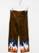 الصورة 2 من CAROLINE BOSMANS kids sequinned flames trousers