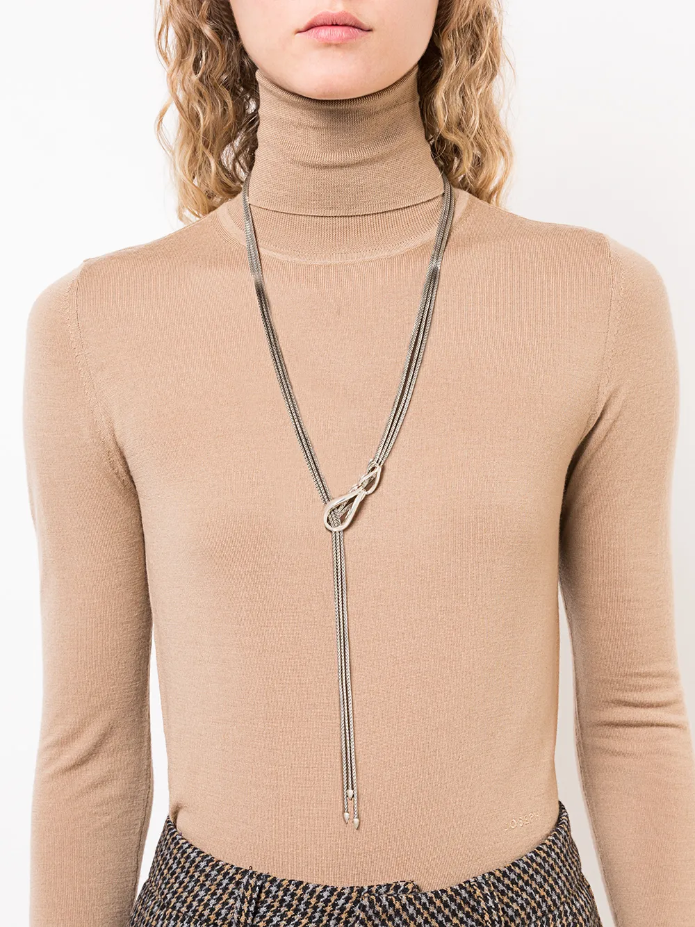 John Hardy Asli Link Lariat halsketting - Zilver