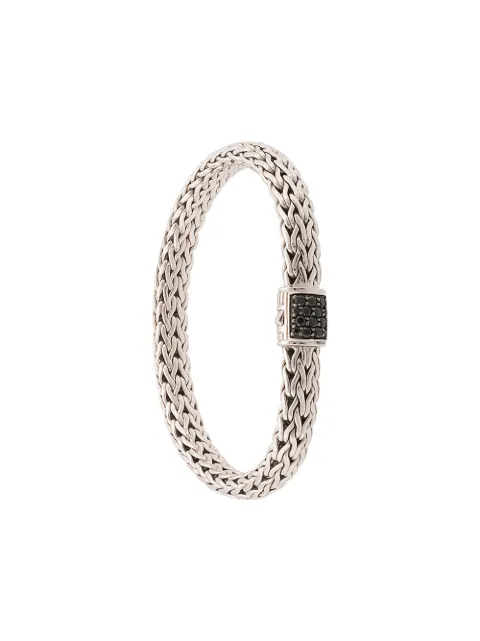 John Hardy Classic Chain 7,5mm Armband mit Saphir-Pavé