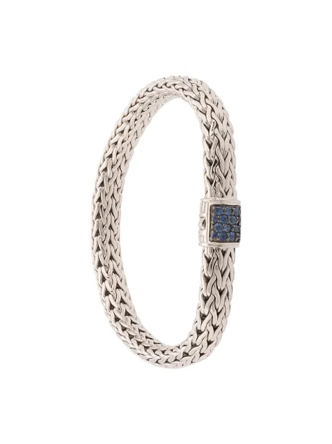 John Hardy Classic Chain 7.5mm sapphire pavé bracelet
