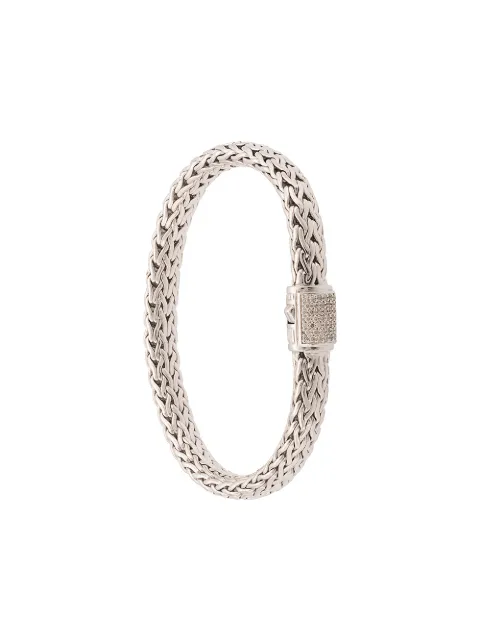John Hardy Classic Chain 7.5mm diamond pavé bracelet