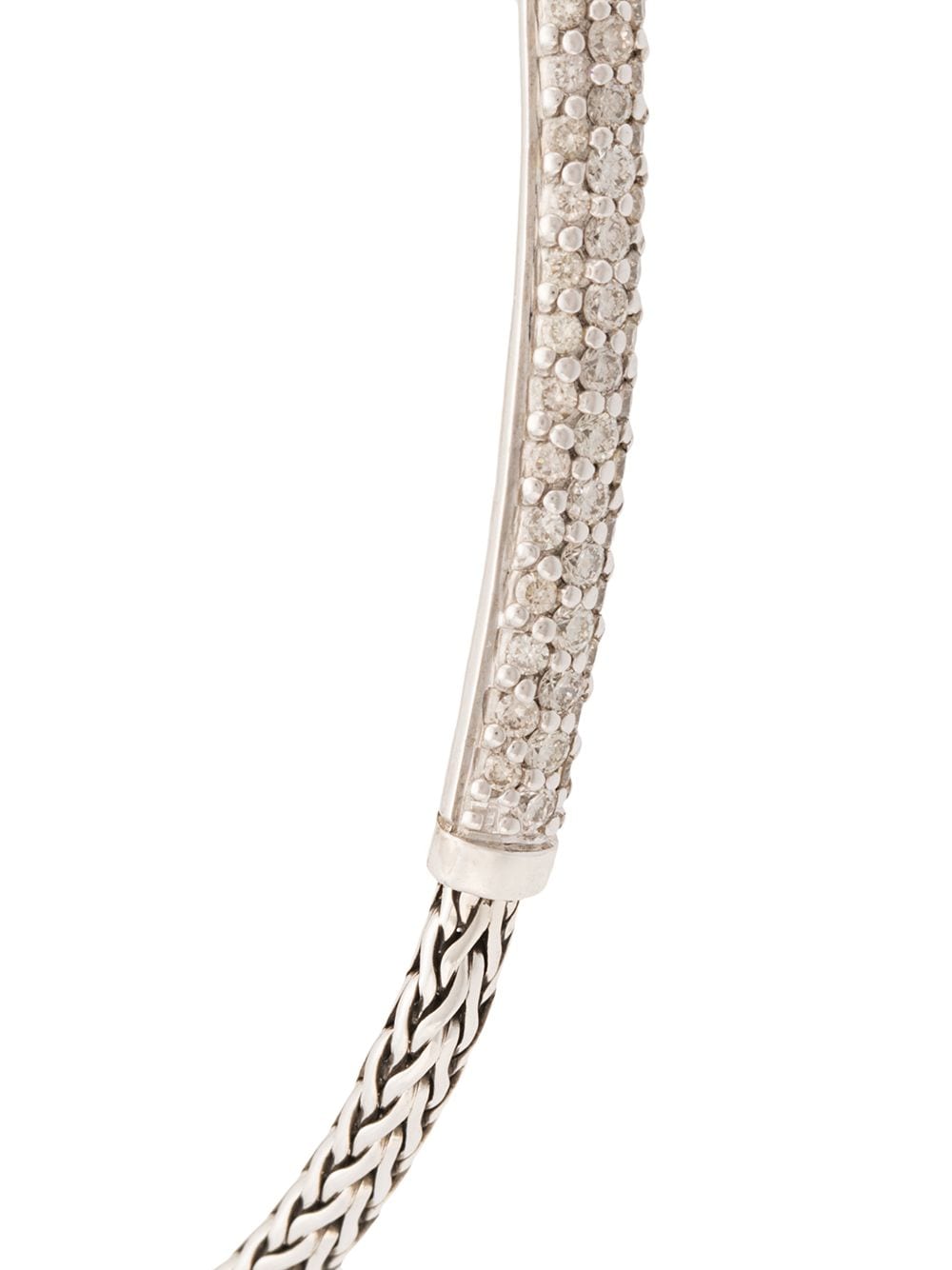 фото John hardy серебряный браслет classic chain с бриллиантами