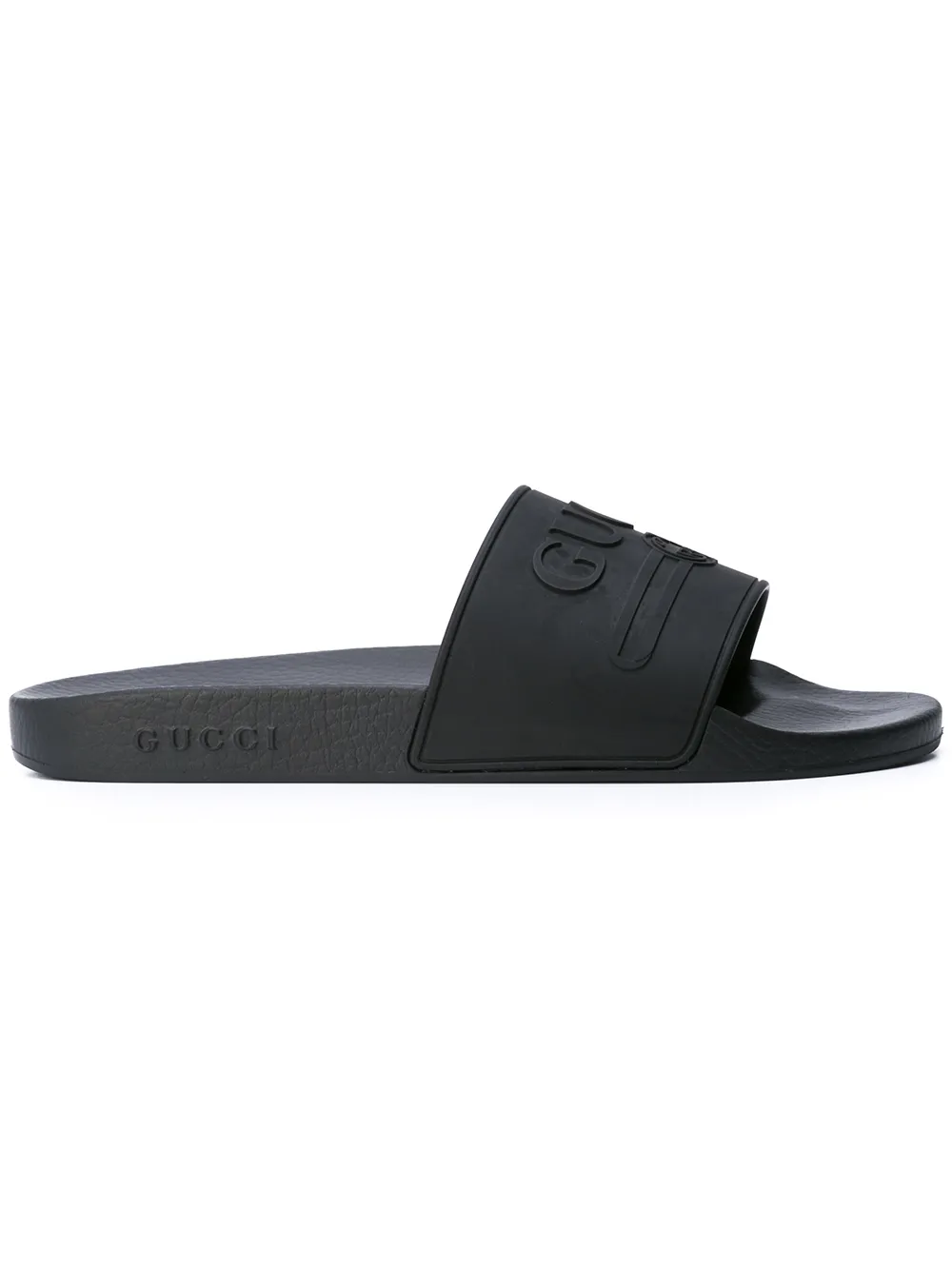 gucci slides with logo