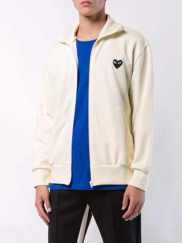 Comme Des Garçons Play Heart Logo Track Jacket - Farfetch