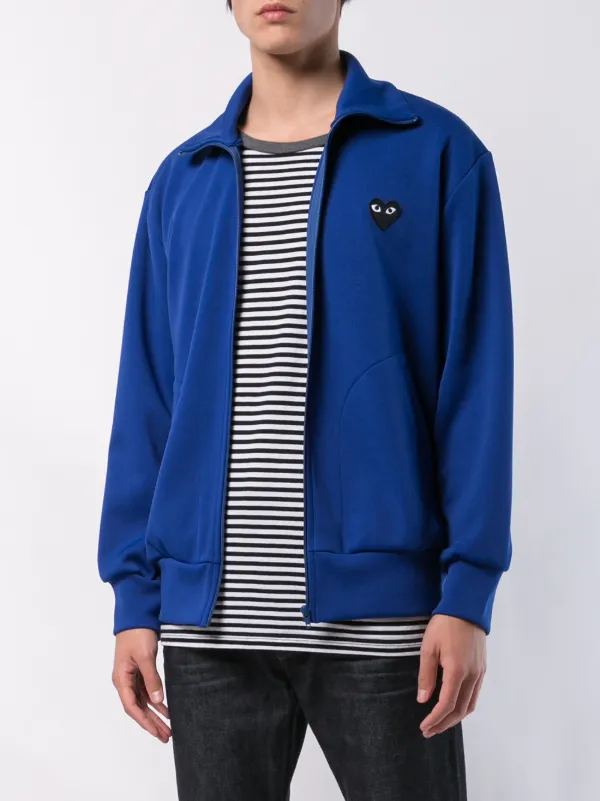 Comme Des Garçons Play Heart Logo Track Jacket - Farfetch