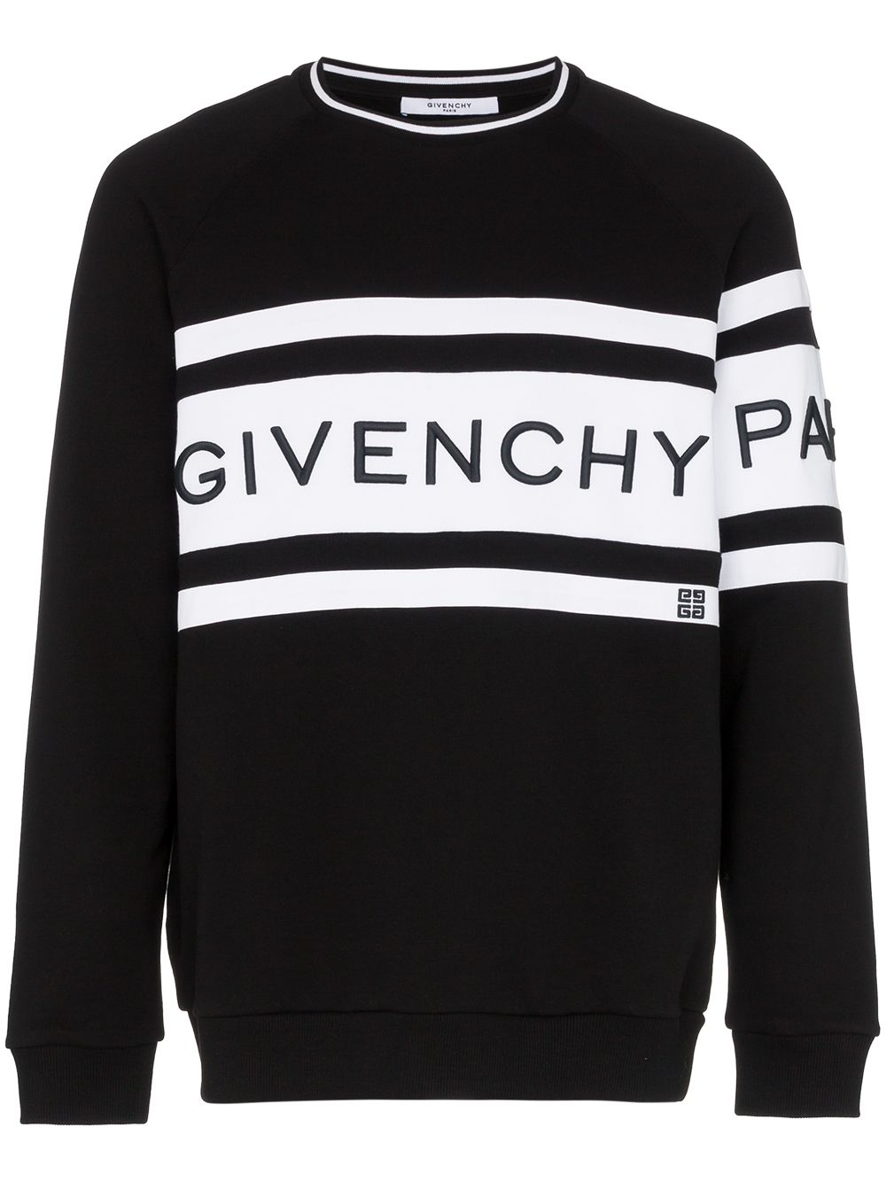 фото Givenchy свитер с круглым вырезом и большим логотипом