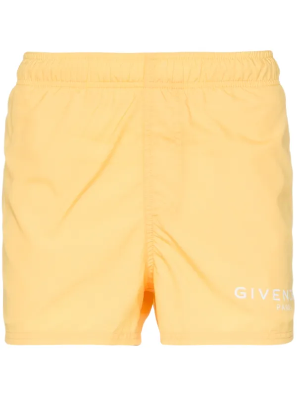 yellow givenchy shorts