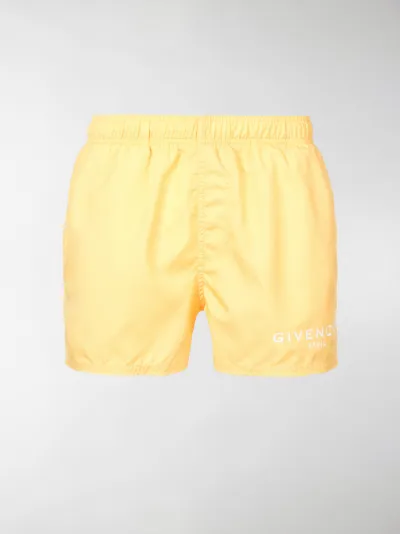 yellow givenchy shorts