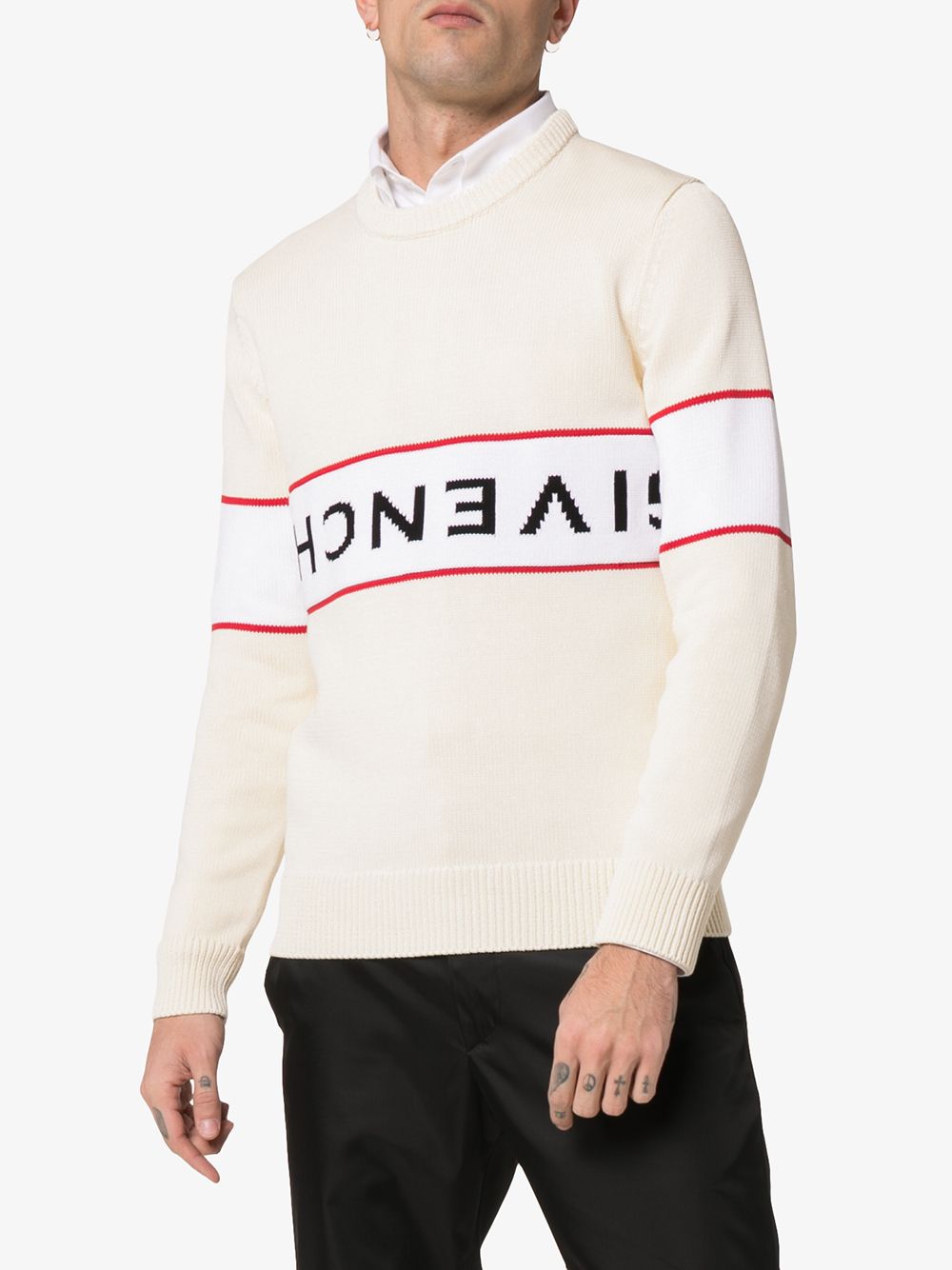 Givenchy Upside Logo Band Cotton Jumper - Farfetch