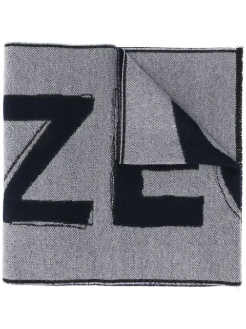 Zegna écharpe à logo