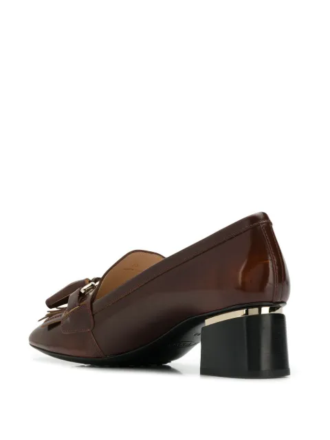 tod's block heel pumps