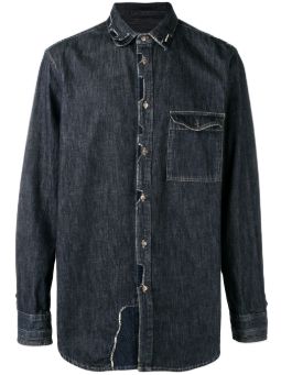 womens designer denim shirt