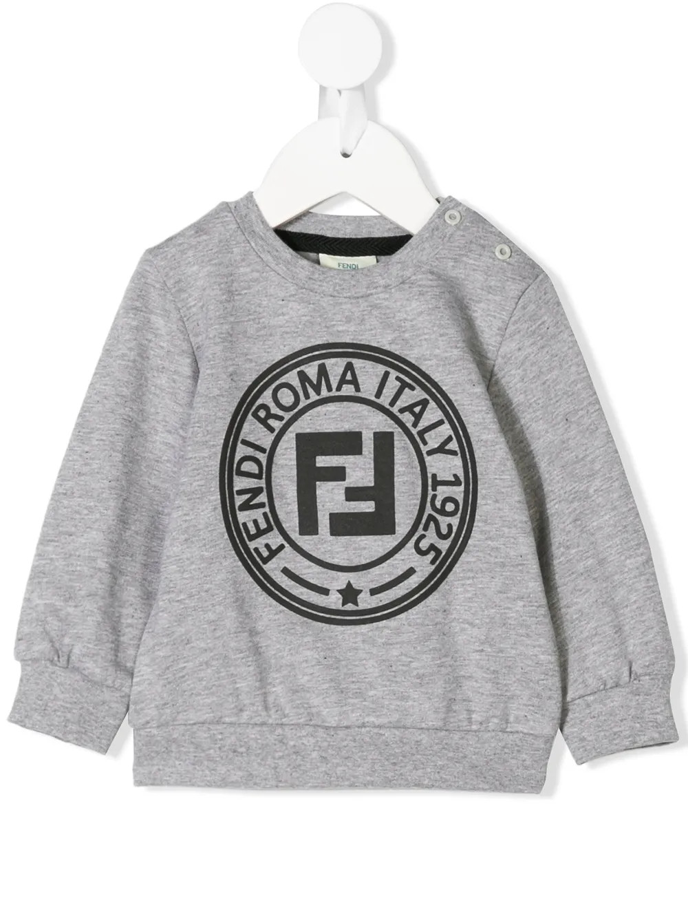 Fendi Kids толстовка с принтом логотипа Fendi Kids толстовка с принтом логотипа