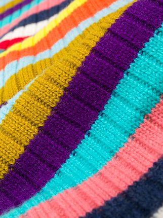 colour-block striped scarf展示图