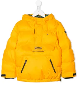 hooded padded jacket