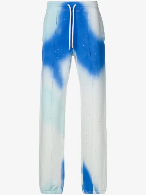 Off-White Jogginghose mit Batikmuster