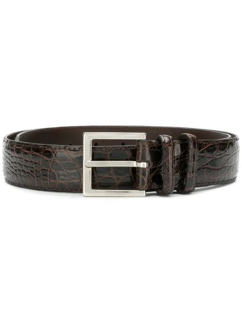 Orciani textured buckled belt