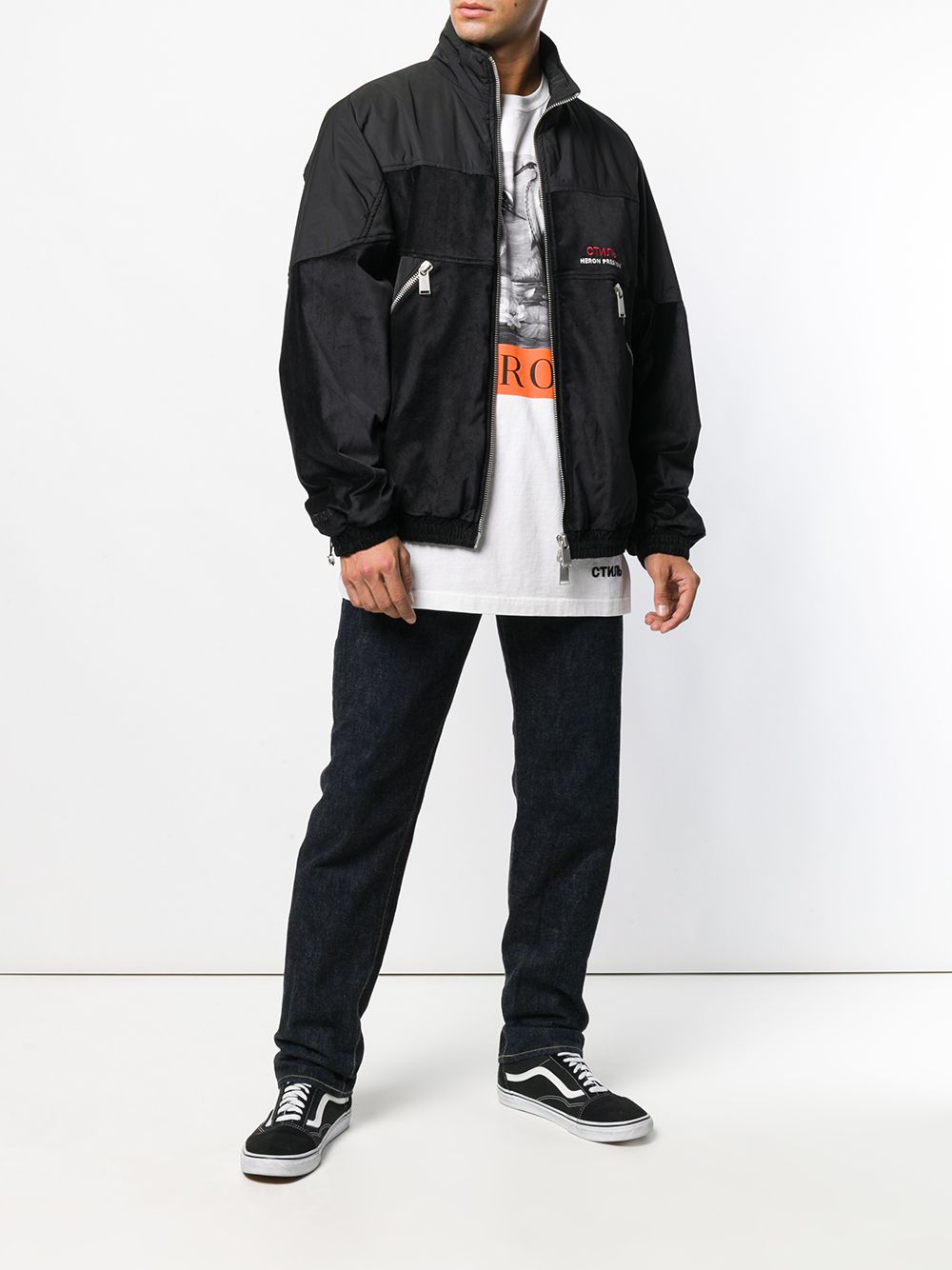 фото Heron preston front zip sports jacket