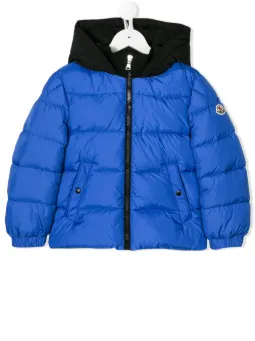 hooded padded jacket