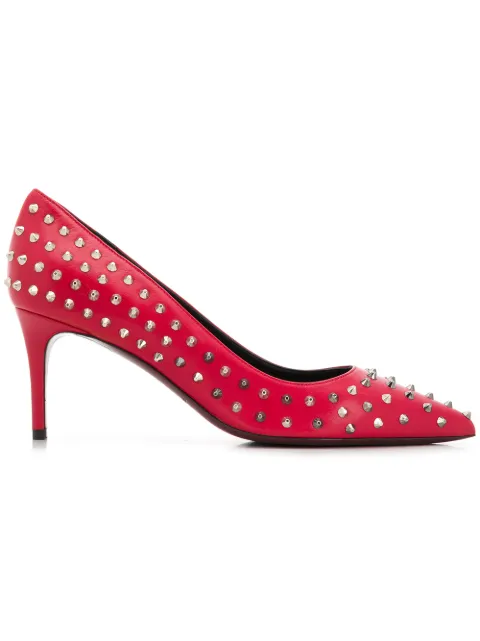 DEIMILLE DEIMILLE STUDDED PUMPS - RED