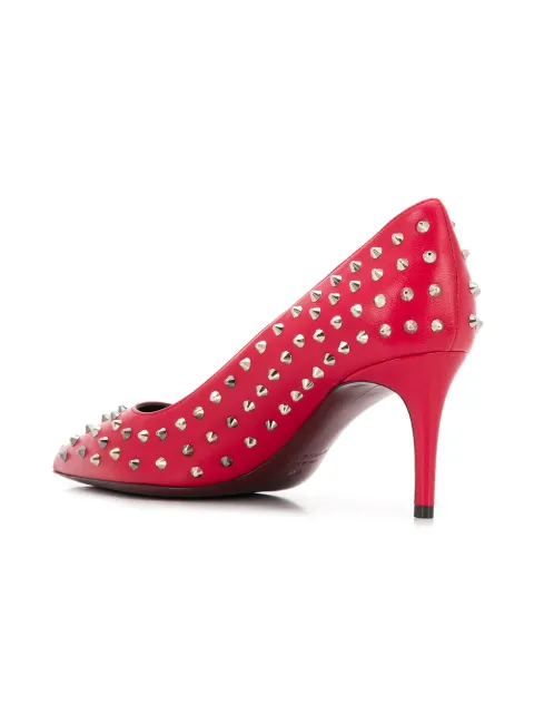 DEIMILLE DEIMILLE STUDDED PUMPS - RED