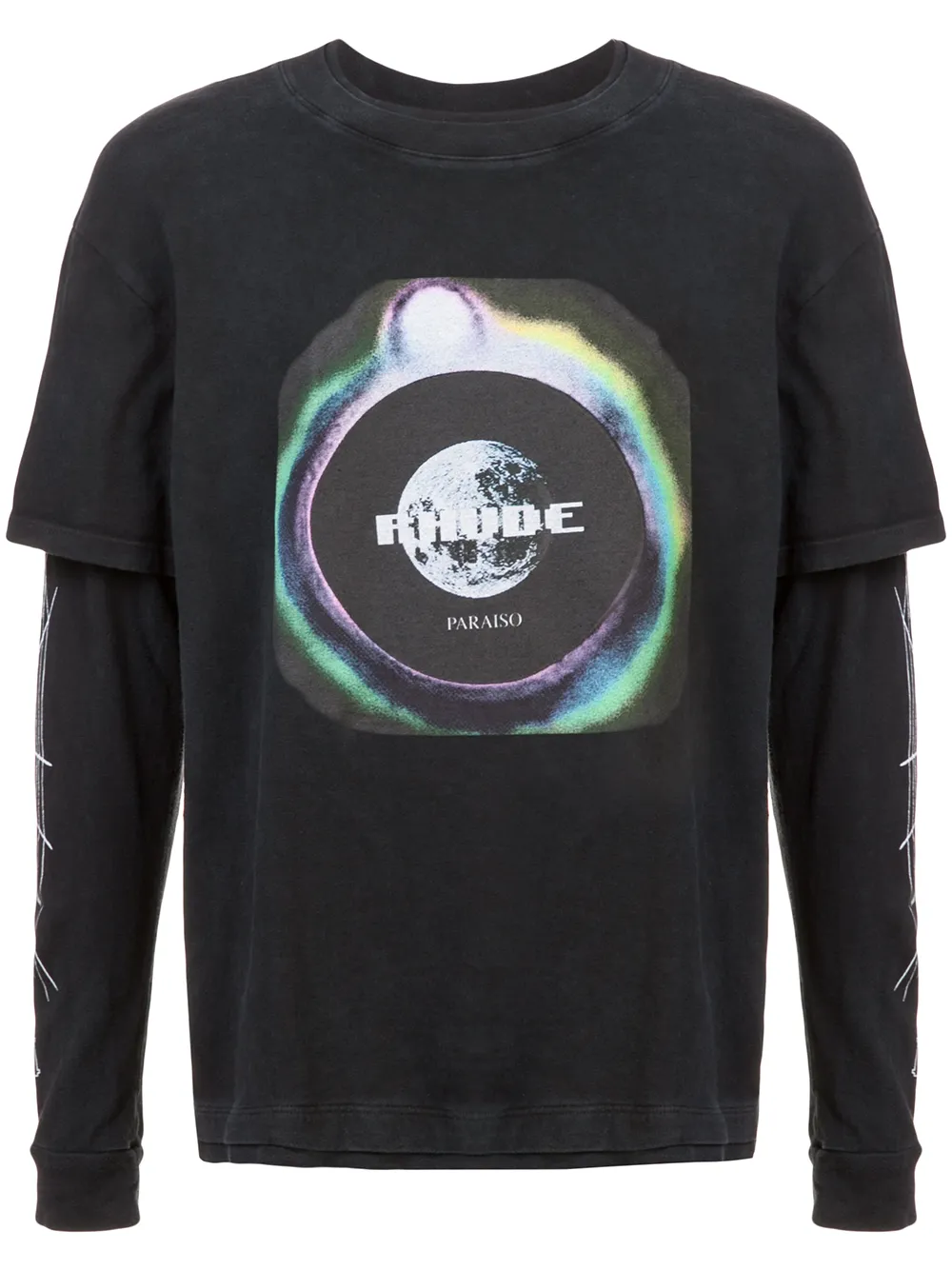 Rhude футболка с принтом логотипа
