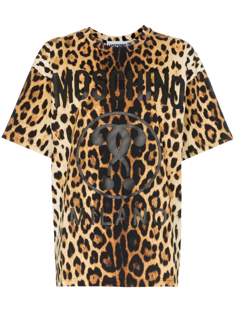 Moschino футболка свободного кроя с логотипом