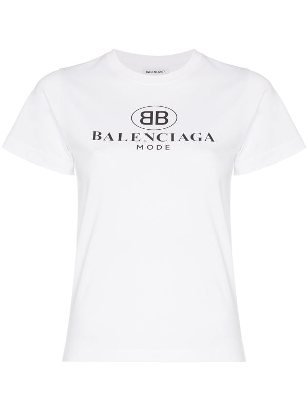 Balenciaga short-sleeved logo T-shirt 