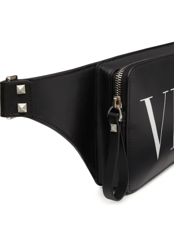 Valentino Garavani VLTN Leather Belt Bag Black FARFETCH IE