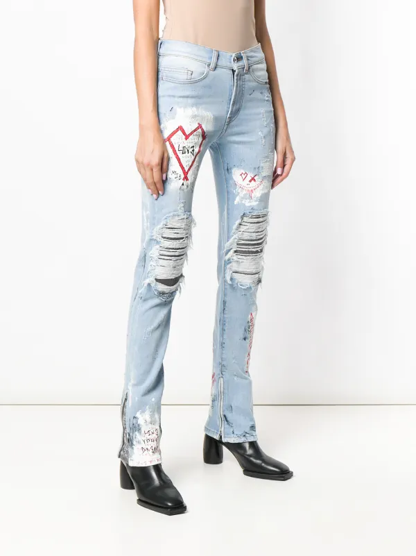 mjb distressed jeans