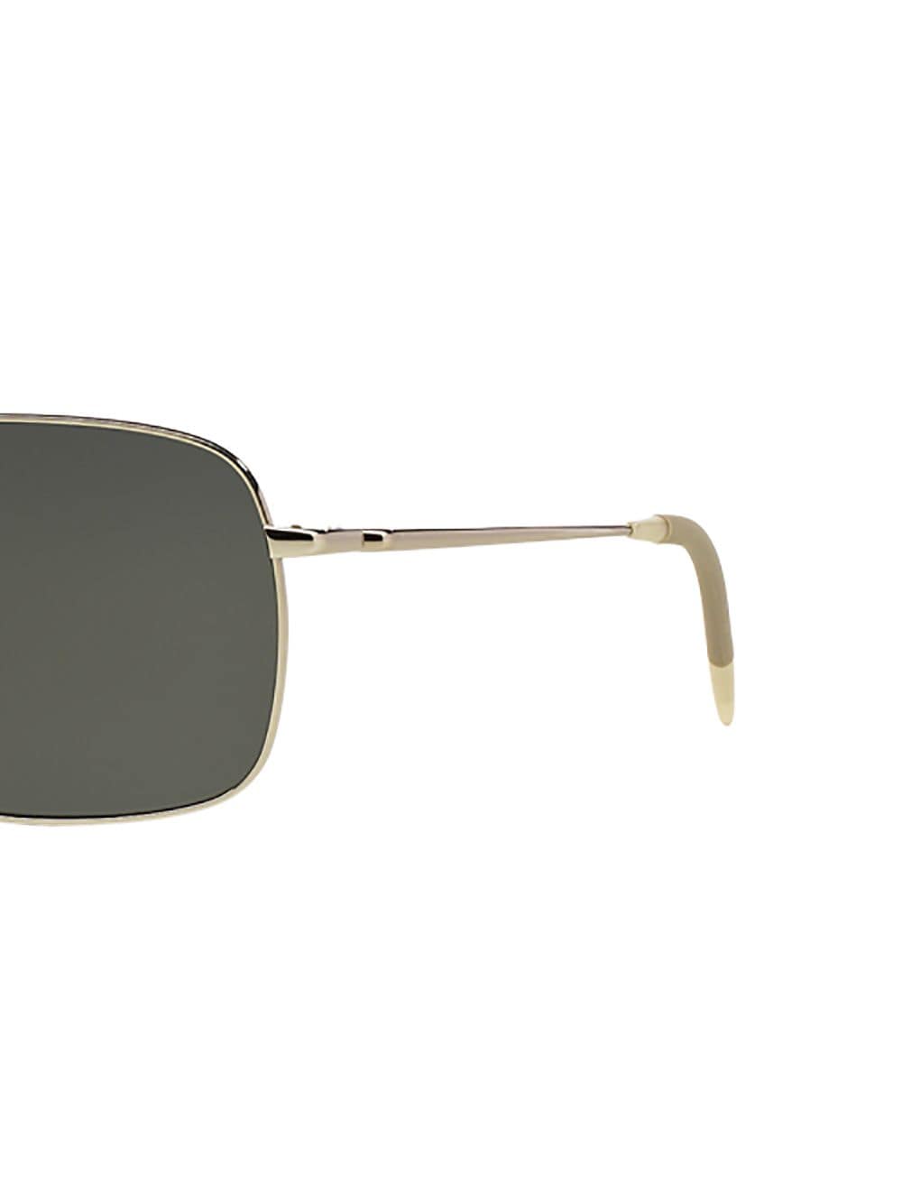 Shop Oliver Peoples Clifton Sunglasses In Metallic