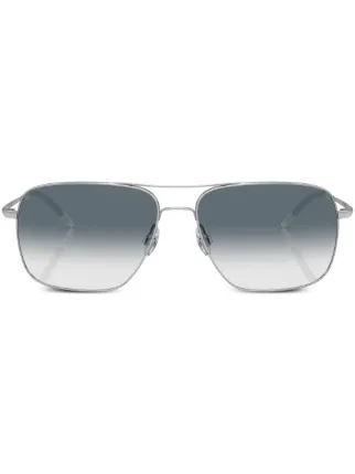 Oliver Peoples Clifton Sunglasses Silver FARFETCH