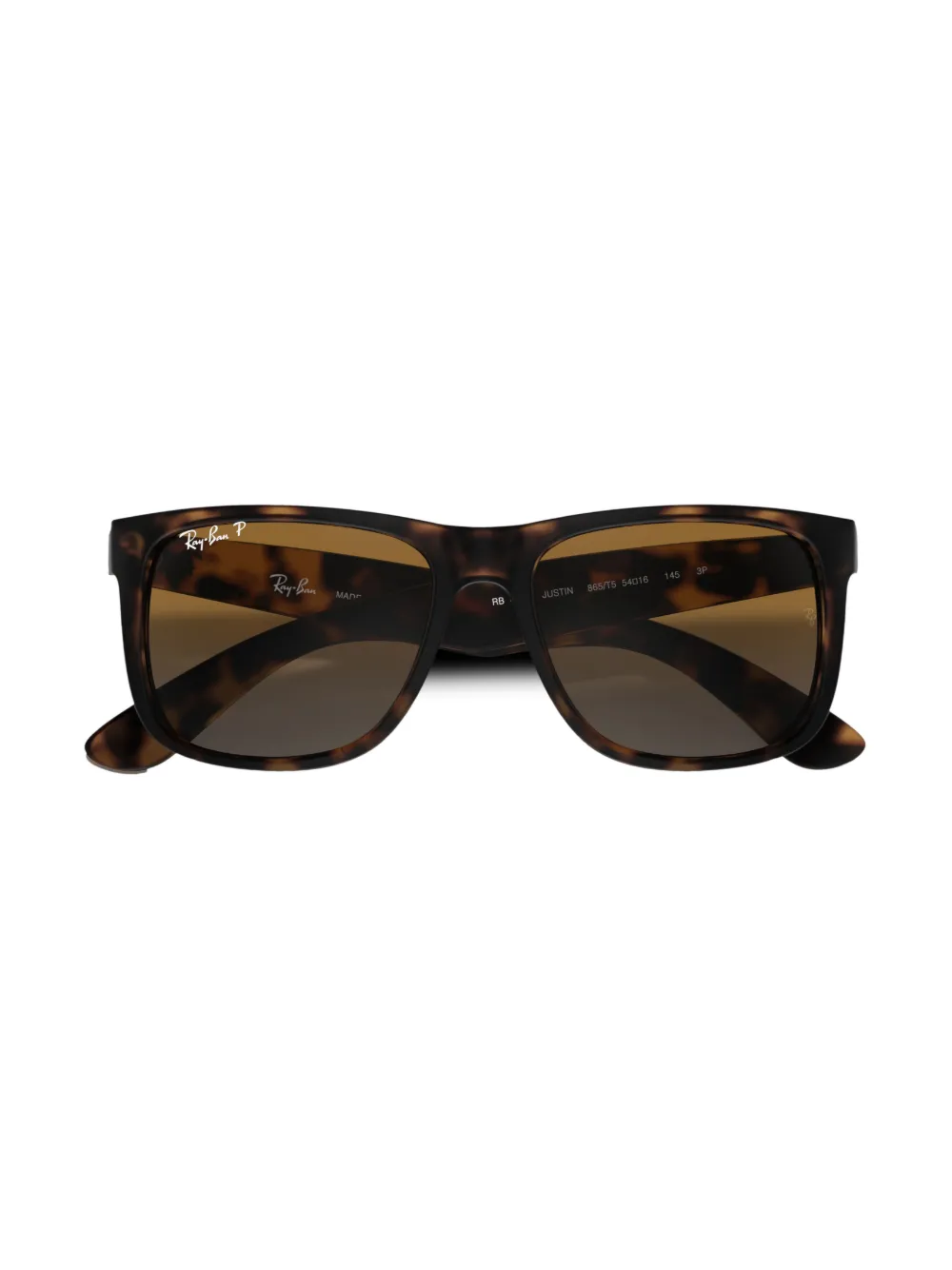 Ray-Ban Justin スクエアフレーム サングラス | ブラウン Ray-Ban