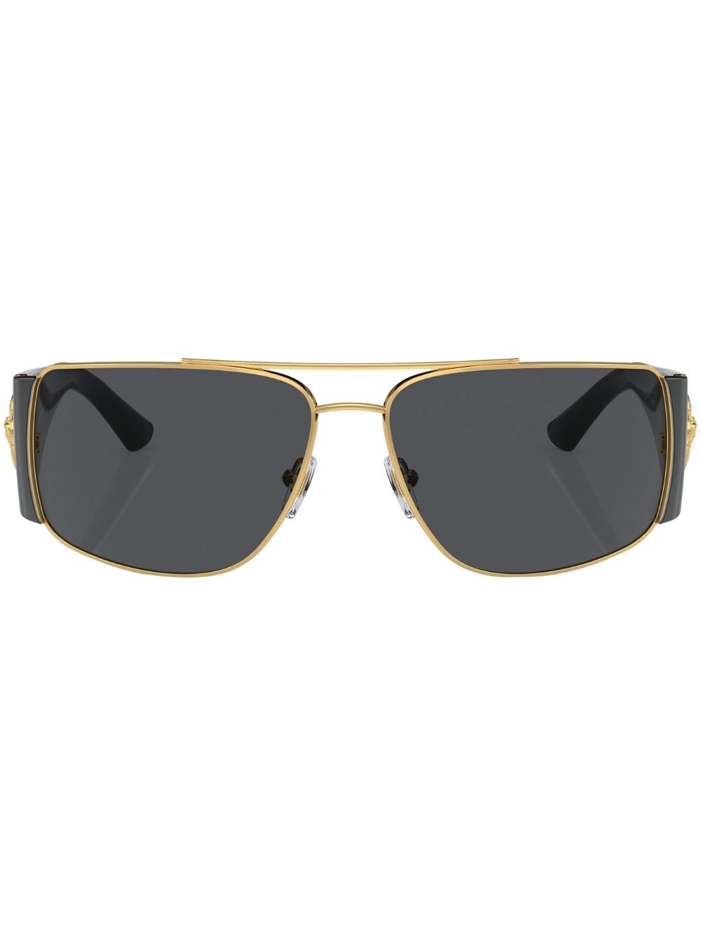 Versace Eyewear rectangle-frame sunglasses - Black