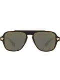 Versace Eyewear square sunglasses - Brown