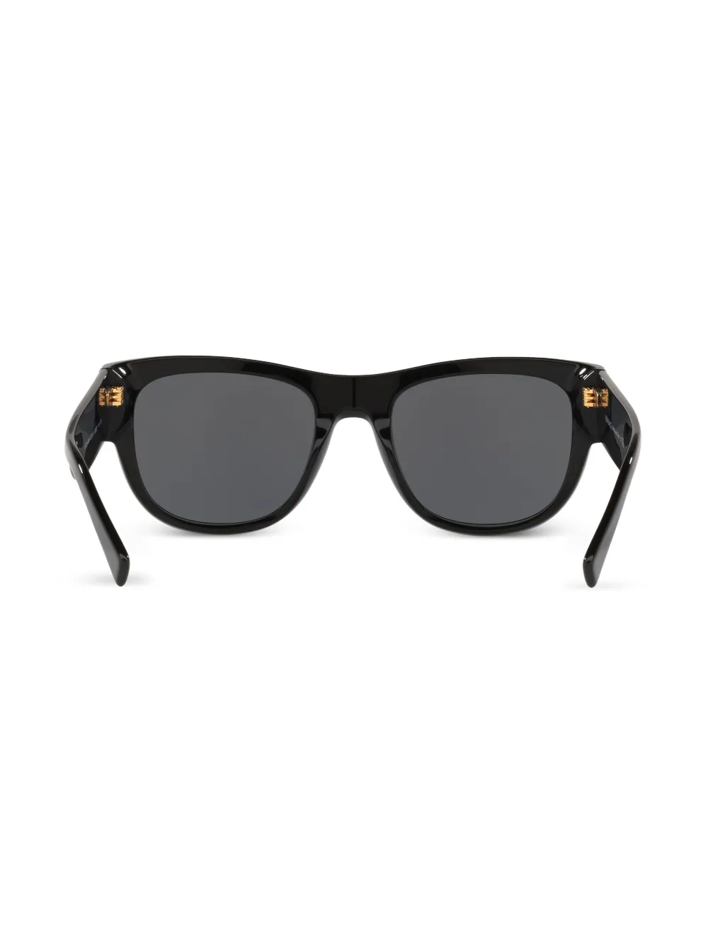 Versace Eyewear Zonnebril met vierkant montuur Zwart