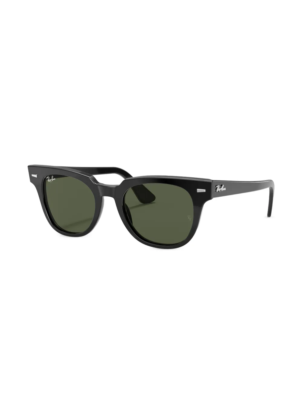 Ray-Ban Meteor zonnebril met kattenoog montuur - Zwart