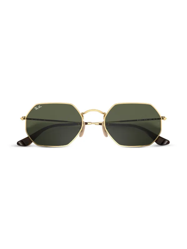 小物 Ray-Ban WAYFARER OCTAGONAL Ray-Ban geometric-frame Sunglasses | Gold | FARFETCH