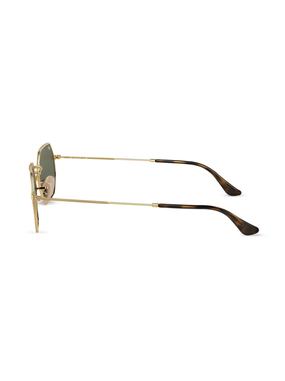 RayBan geometricframe Sunglasses Gold FARFETCH UK