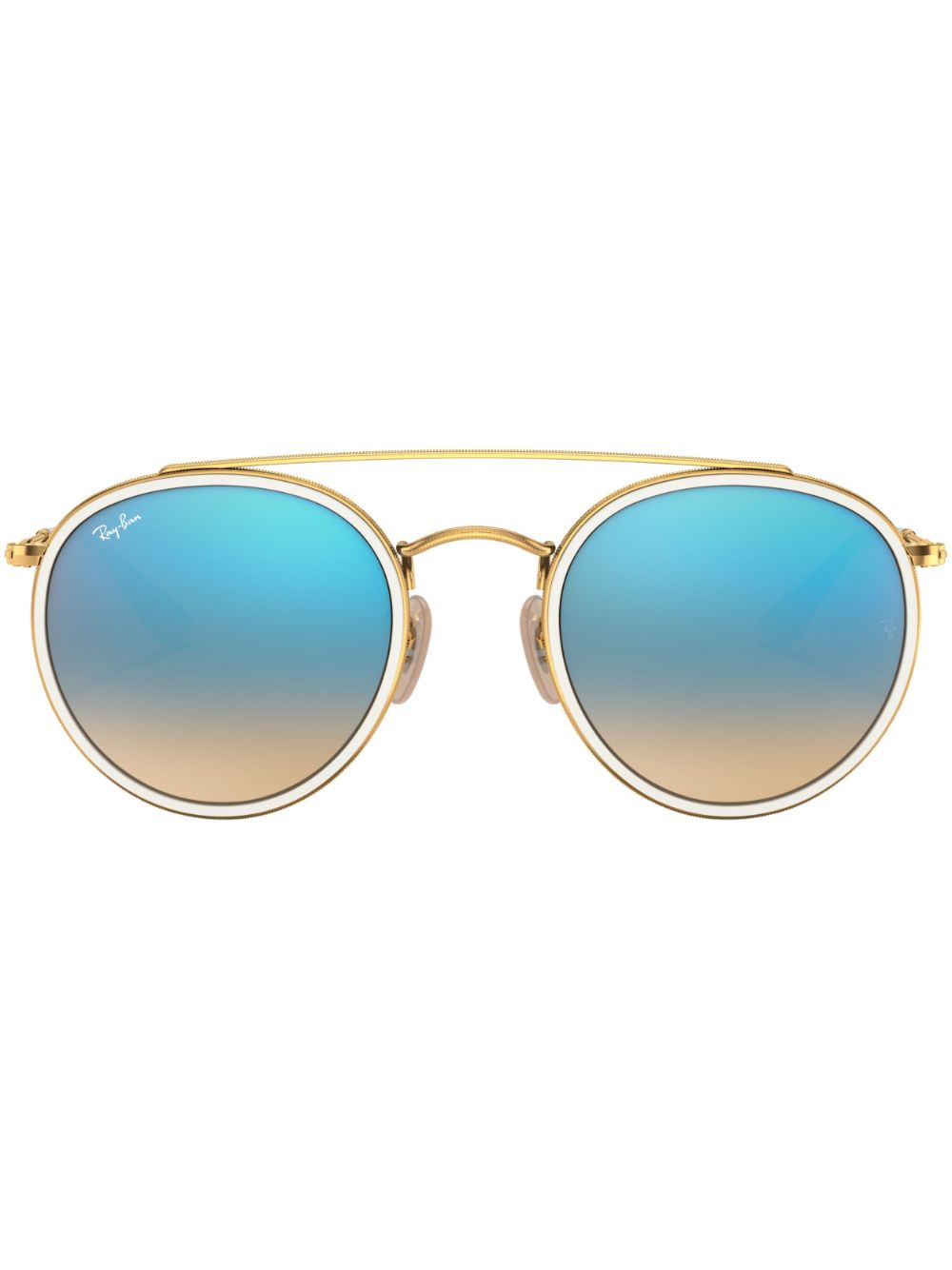 Ray Ban Lunettes De Soleil a Monture Ronde Or FARFETCH FR