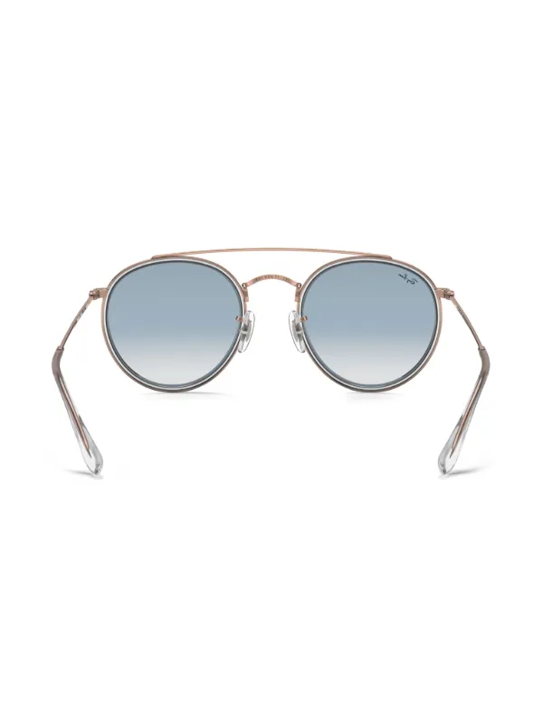 【レイバン】ROUND DOUBLE BRIDGE Ray-Ban Round Double Bridge Sunglasses | Gold | FARFETCH CA