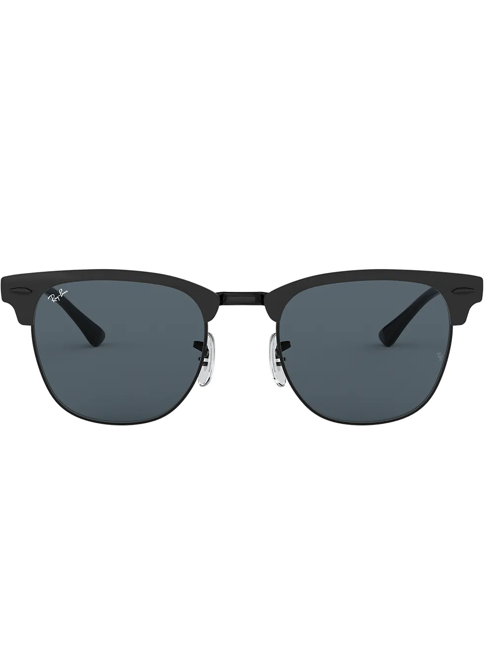 Shop Ray Ban Clubmaster Metal Sunglasses In Black