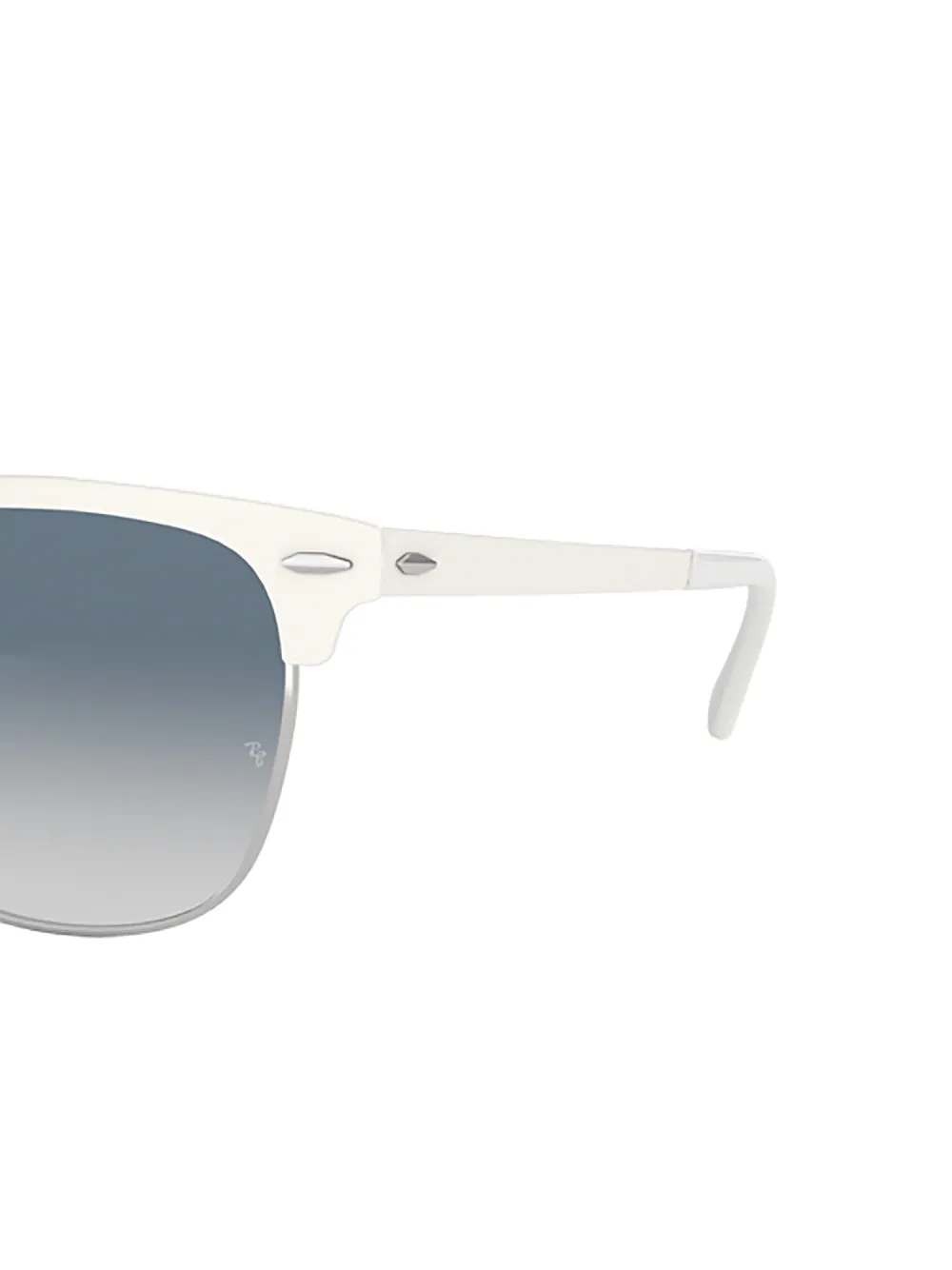 Купить Ray-Ban солнцезащитные очки 'Clubmaster' в металлической оправе ...