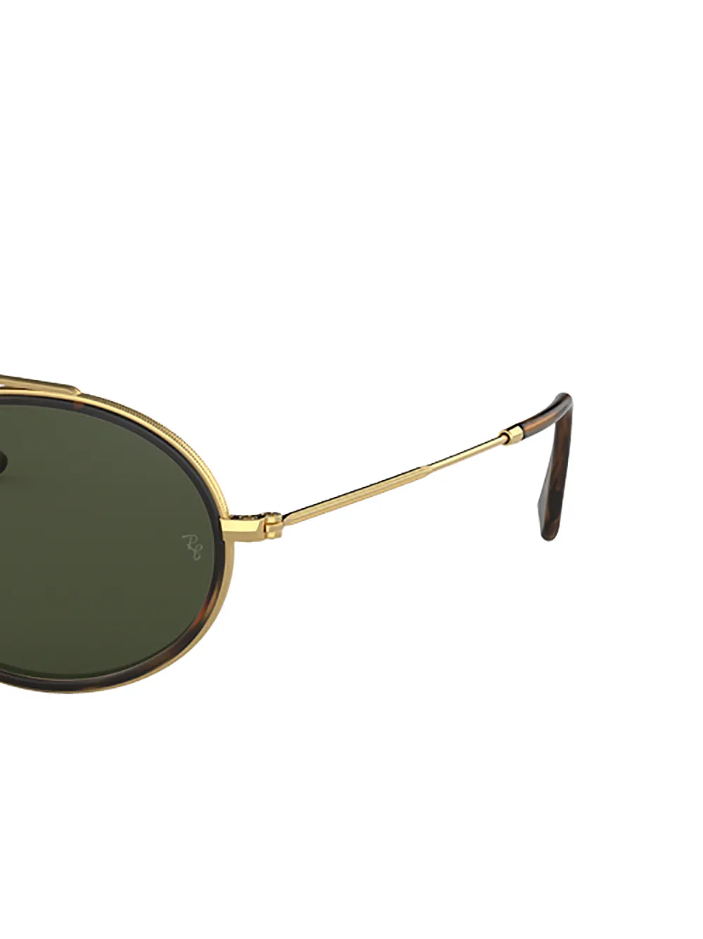 фото Ray-ban овальные солнцезащитные очки с двойным мостом