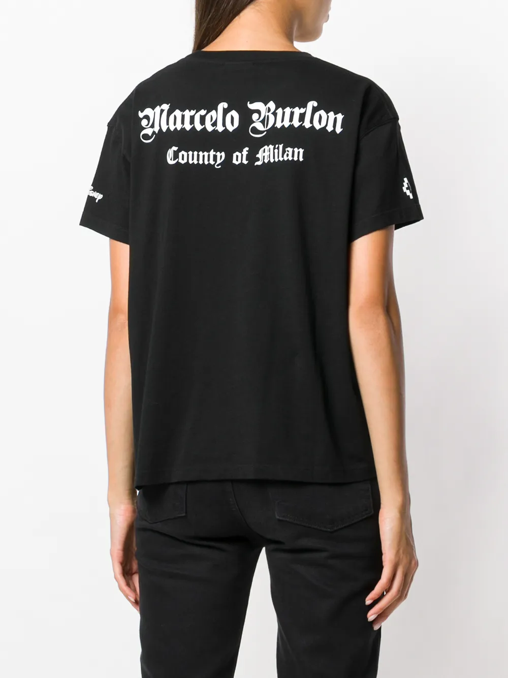 COUNTY OF MILAN Disney T- shirt Zwart