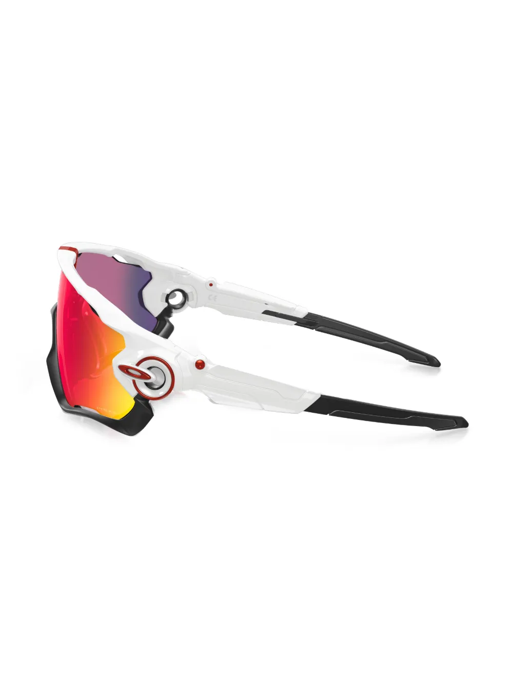  Oakley 'flight Jacket' Sonnenbrille   Weiß 