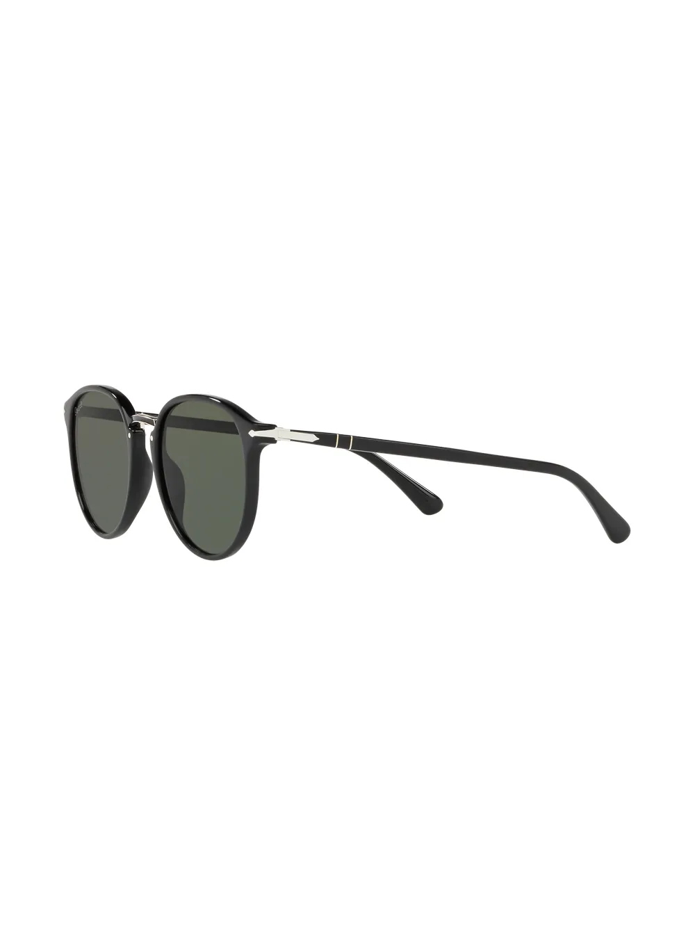 Persol Round-frame Sunglasses In Black