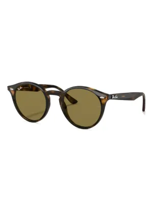 Ray-Ban round-frame Tortoiseshell Sunglasses | Green | FARFETCH display picture 1