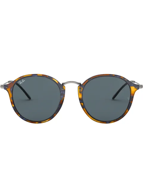 ray ban round fleck