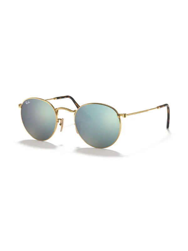 Ray-Ban Round Metal Sunglasses Gold FARFETCH IN